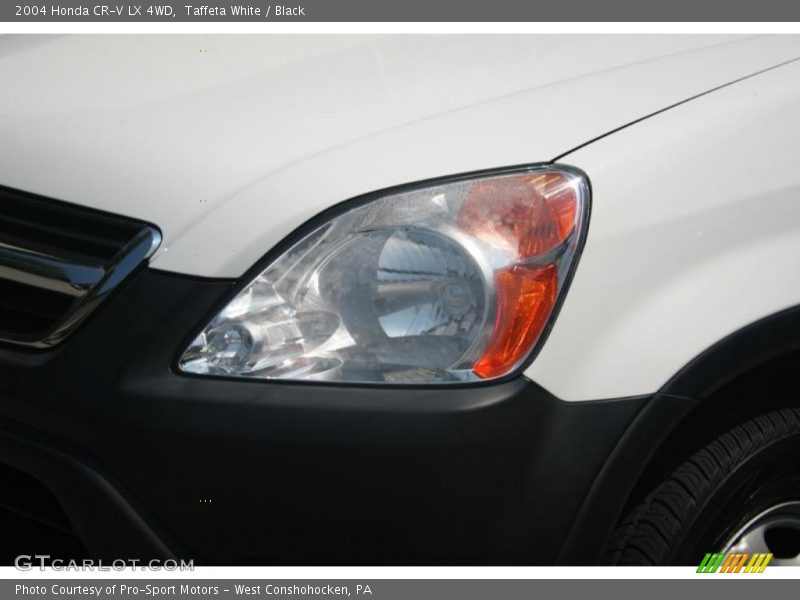 Taffeta White / Black 2004 Honda CR-V LX 4WD