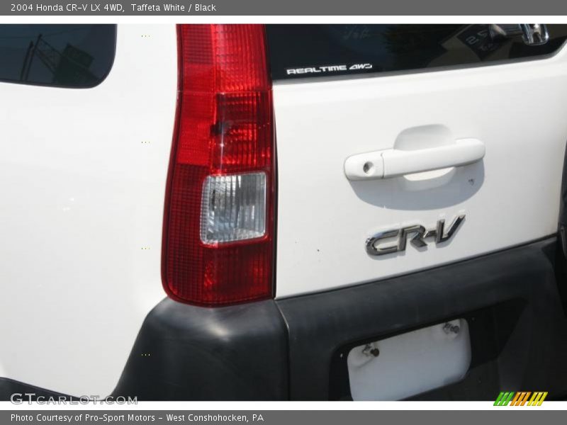 Taffeta White / Black 2004 Honda CR-V LX 4WD
