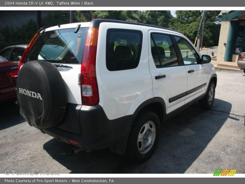 Taffeta White / Black 2004 Honda CR-V LX 4WD