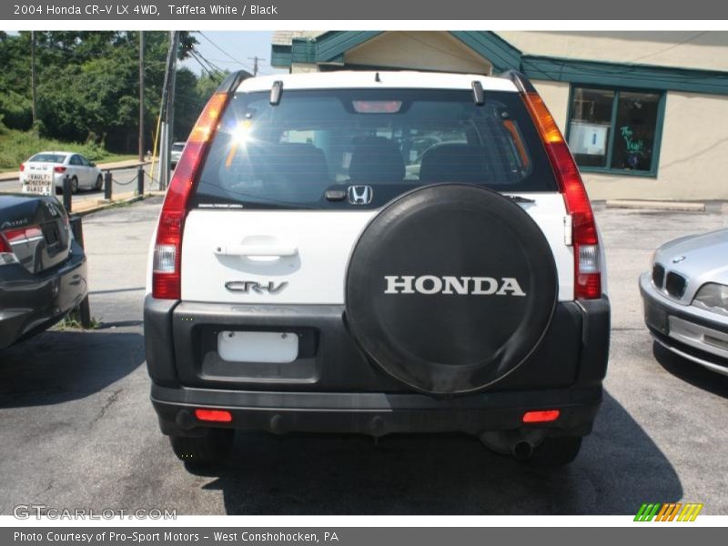 Taffeta White / Black 2004 Honda CR-V LX 4WD
