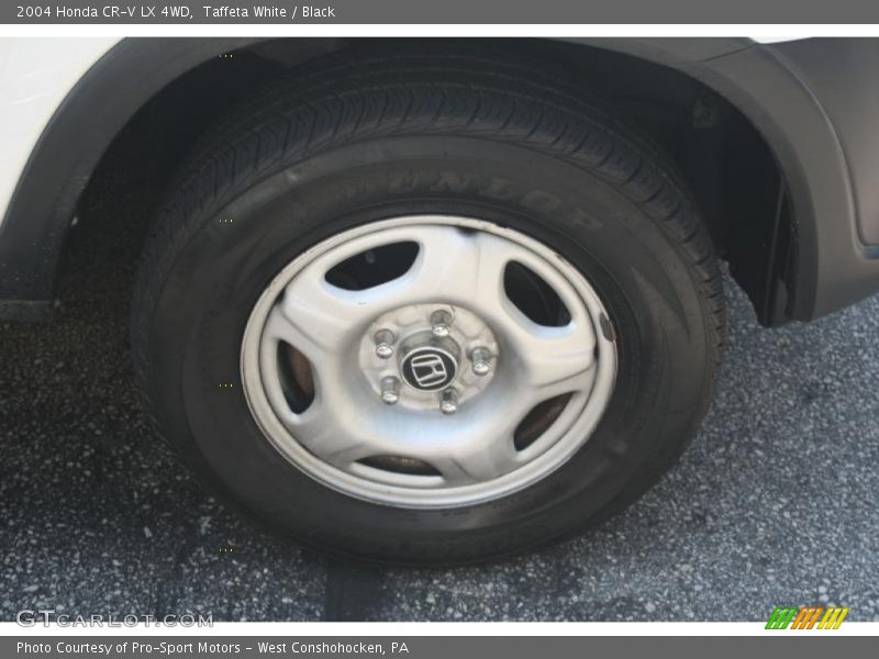 Taffeta White / Black 2004 Honda CR-V LX 4WD