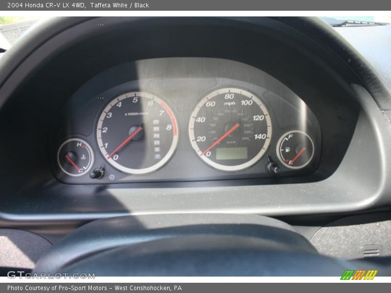 Taffeta White / Black 2004 Honda CR-V LX 4WD