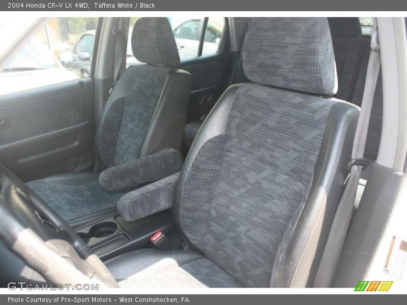 Taffeta White / Black 2004 Honda CR-V LX 4WD