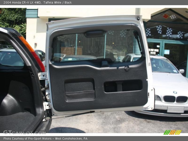 Taffeta White / Black 2004 Honda CR-V LX 4WD