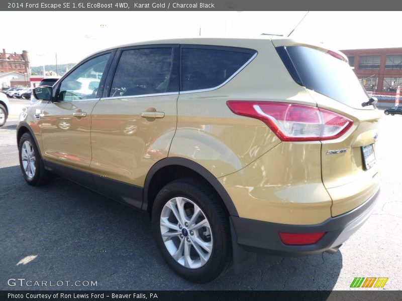 Karat Gold / Charcoal Black 2014 Ford Escape SE 1.6L EcoBoost 4WD