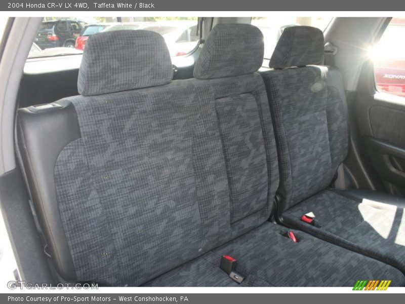 Taffeta White / Black 2004 Honda CR-V LX 4WD