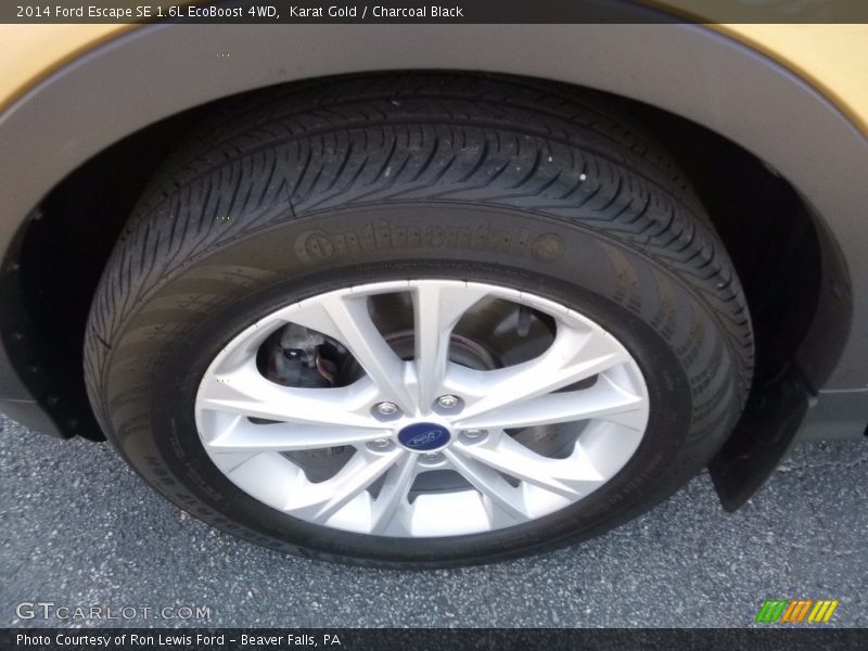 Karat Gold / Charcoal Black 2014 Ford Escape SE 1.6L EcoBoost 4WD