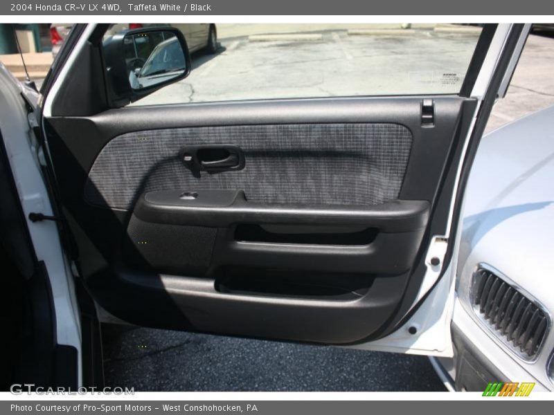 Taffeta White / Black 2004 Honda CR-V LX 4WD