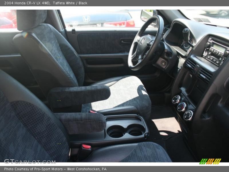 Taffeta White / Black 2004 Honda CR-V LX 4WD