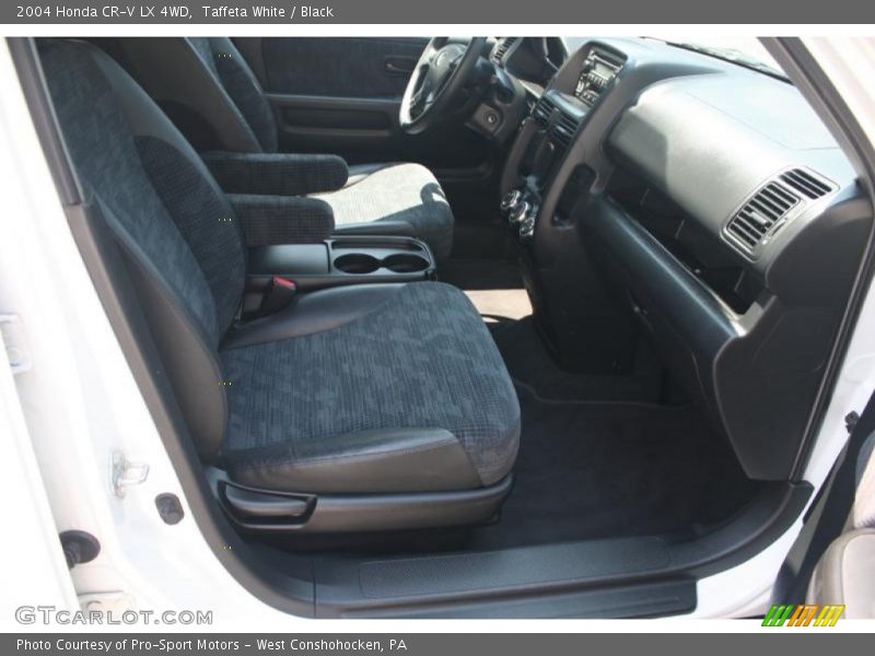 Taffeta White / Black 2004 Honda CR-V LX 4WD