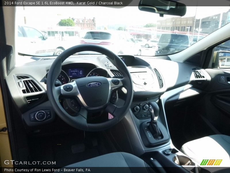 Karat Gold / Charcoal Black 2014 Ford Escape SE 1.6L EcoBoost 4WD