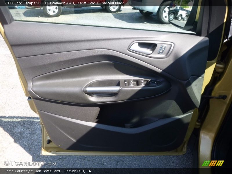 Karat Gold / Charcoal Black 2014 Ford Escape SE 1.6L EcoBoost 4WD