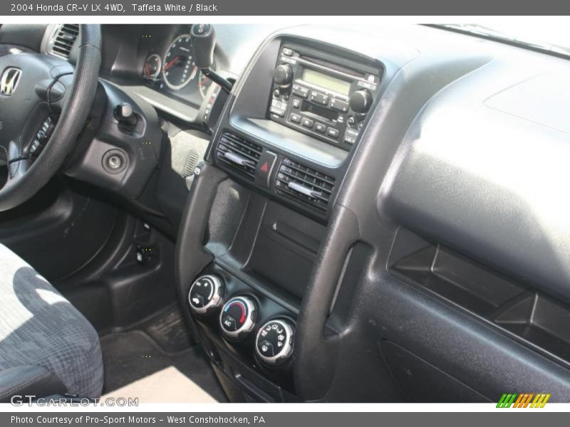 Taffeta White / Black 2004 Honda CR-V LX 4WD