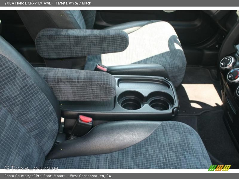 Taffeta White / Black 2004 Honda CR-V LX 4WD