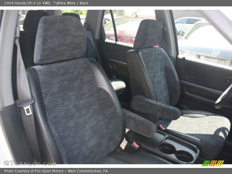 Taffeta White / Black 2004 Honda CR-V LX 4WD