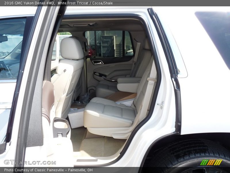 White Frost Tricoat / Cocoa/Shale 2016 GMC Yukon Denali 4WD