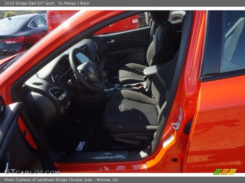 Go Mango / Black 2016 Dodge Dart SXT Sport