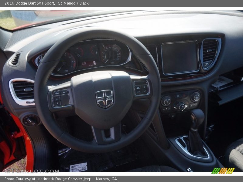 Go Mango / Black 2016 Dodge Dart SXT Sport