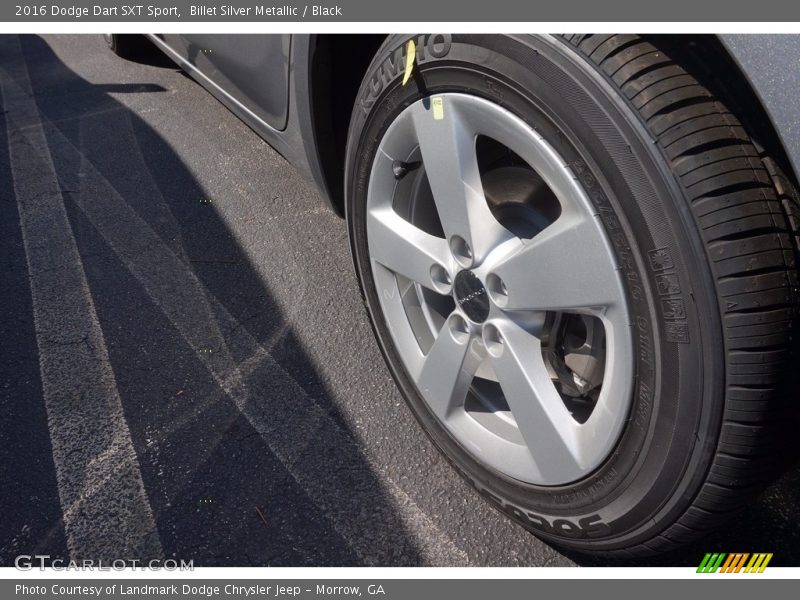 Billet Silver Metallic / Black 2016 Dodge Dart SXT Sport