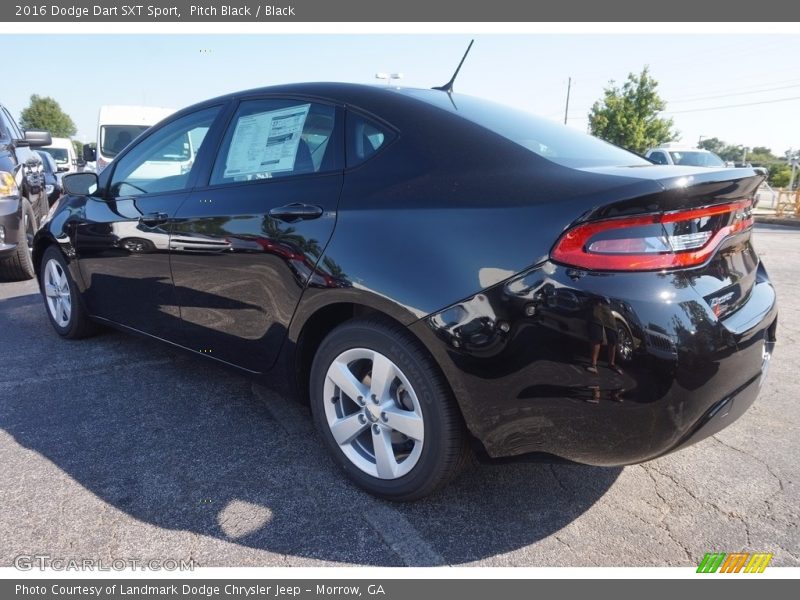 Pitch Black / Black 2016 Dodge Dart SXT Sport
