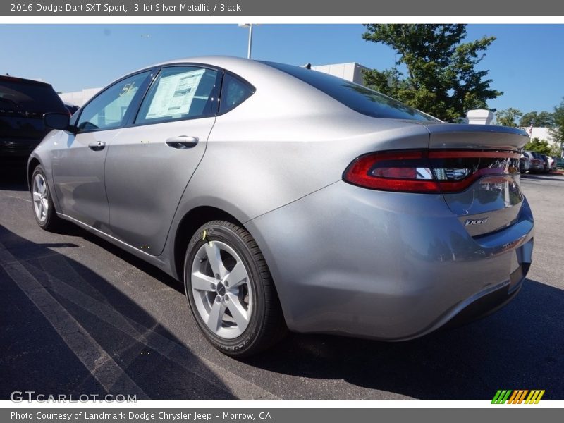 Billet Silver Metallic / Black 2016 Dodge Dart SXT Sport
