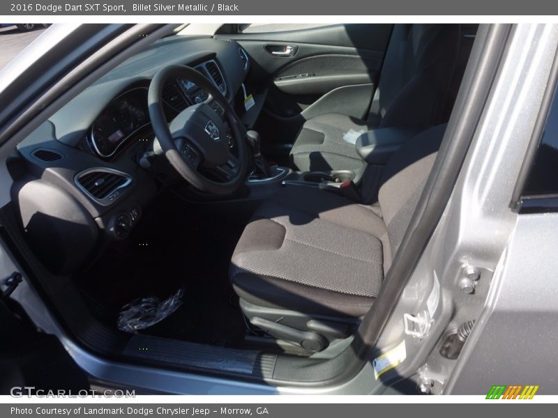 Billet Silver Metallic / Black 2016 Dodge Dart SXT Sport