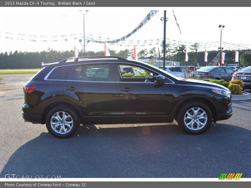 Brilliant Black / Sand 2013 Mazda CX-9 Touring