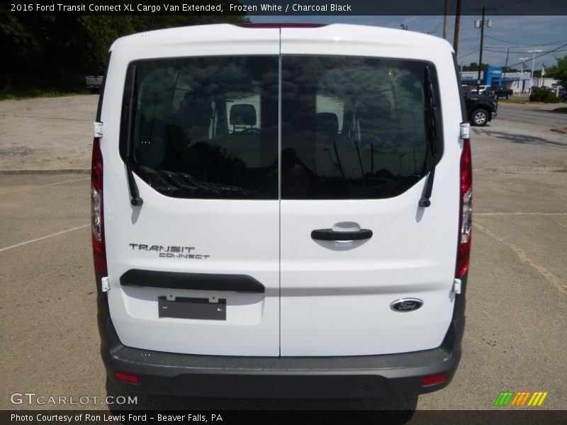 Frozen White / Charcoal Black 2016 Ford Transit Connect XL Cargo Van Extended