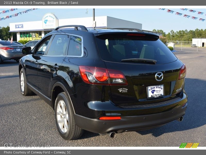 Brilliant Black / Sand 2013 Mazda CX-9 Touring