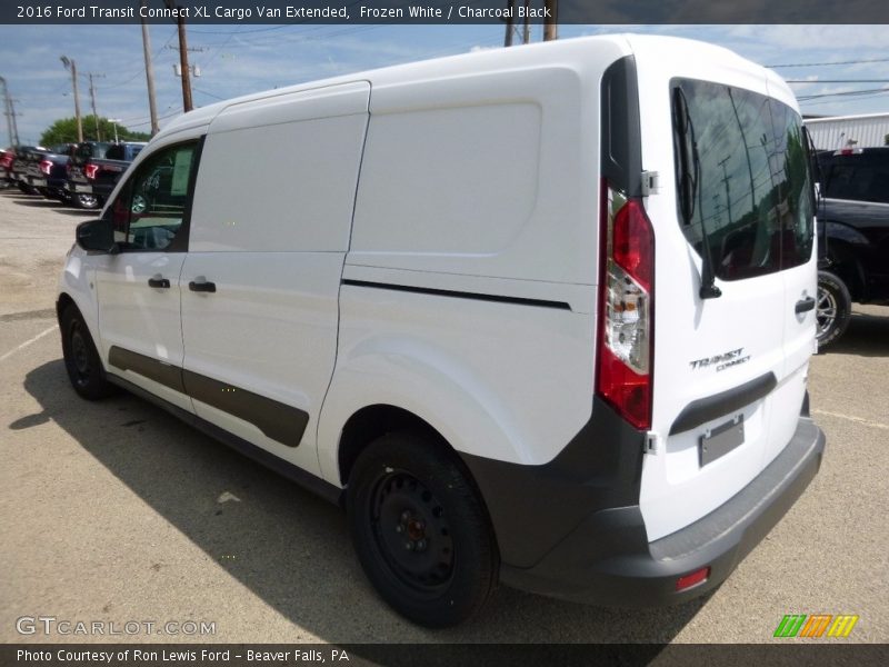 Frozen White / Charcoal Black 2016 Ford Transit Connect XL Cargo Van Extended