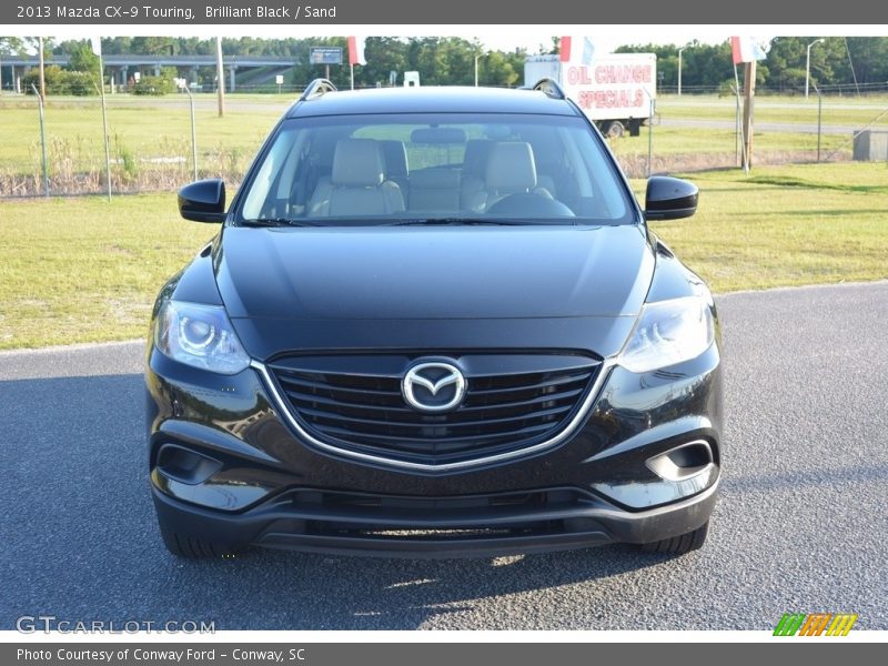 Brilliant Black / Sand 2013 Mazda CX-9 Touring