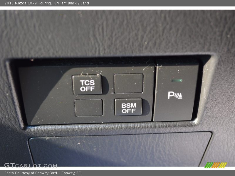 Brilliant Black / Sand 2013 Mazda CX-9 Touring