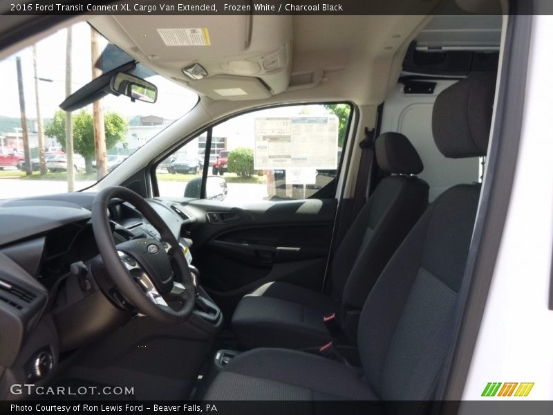 Frozen White / Charcoal Black 2016 Ford Transit Connect XL Cargo Van Extended