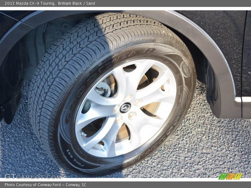 Brilliant Black / Sand 2013 Mazda CX-9 Touring
