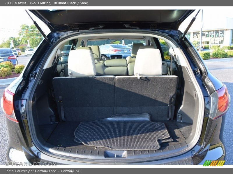 Brilliant Black / Sand 2013 Mazda CX-9 Touring