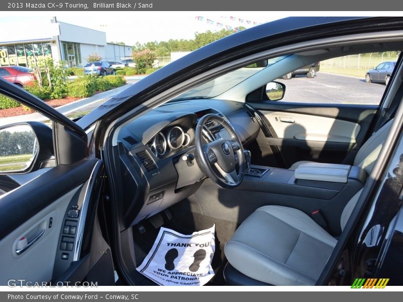 Brilliant Black / Sand 2013 Mazda CX-9 Touring