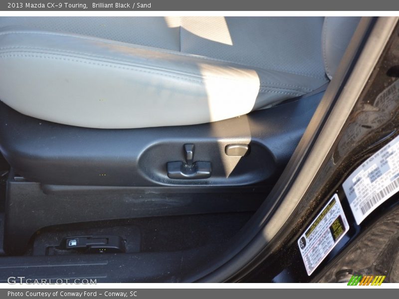 Brilliant Black / Sand 2013 Mazda CX-9 Touring