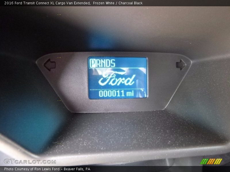 Frozen White / Charcoal Black 2016 Ford Transit Connect XL Cargo Van Extended