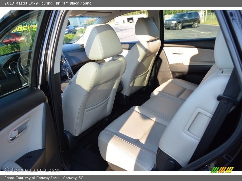Brilliant Black / Sand 2013 Mazda CX-9 Touring