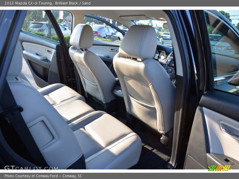 Brilliant Black / Sand 2013 Mazda CX-9 Touring