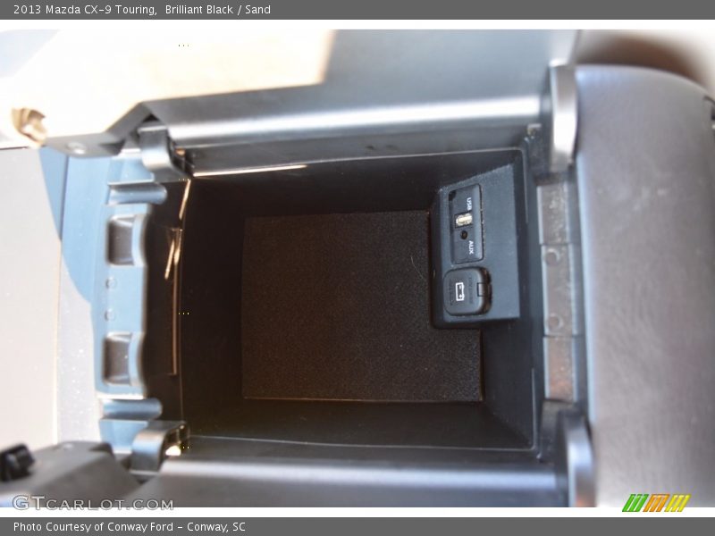 Brilliant Black / Sand 2013 Mazda CX-9 Touring