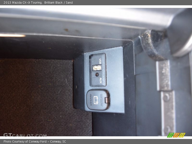 Brilliant Black / Sand 2013 Mazda CX-9 Touring