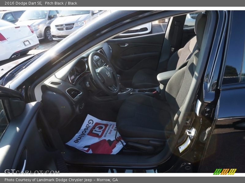 Pitch Black / Black 2016 Dodge Dart SE