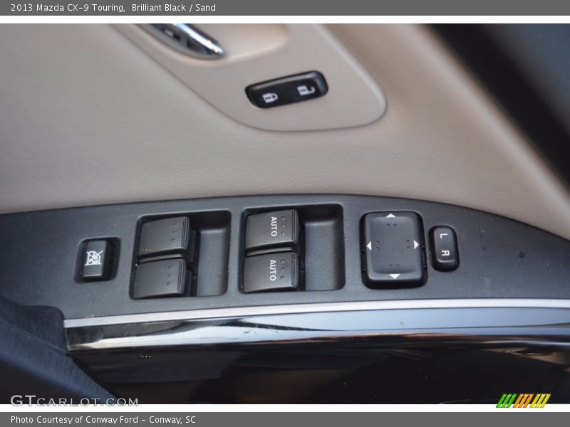 Brilliant Black / Sand 2013 Mazda CX-9 Touring