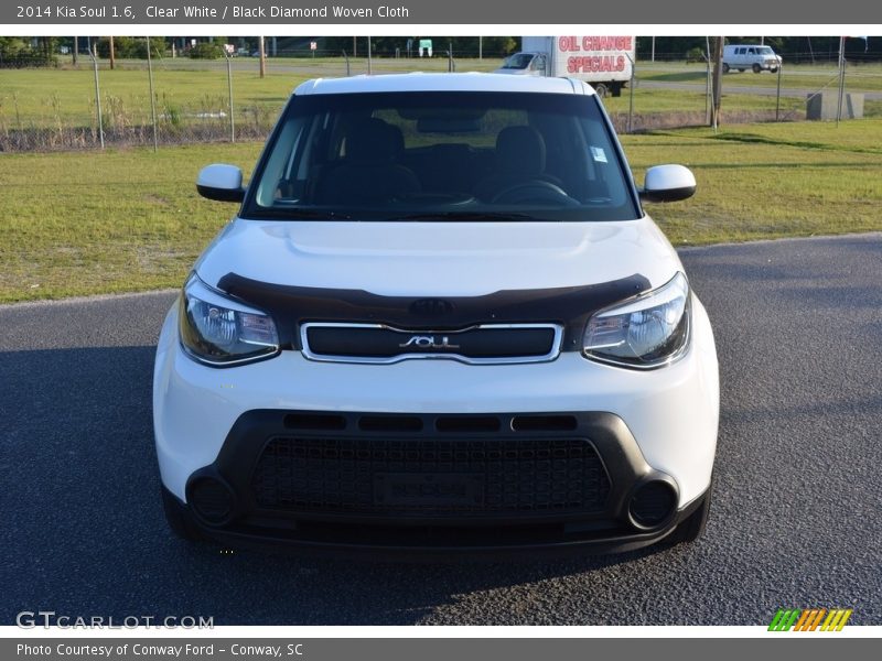 Clear White / Black Diamond Woven Cloth 2014 Kia Soul 1.6