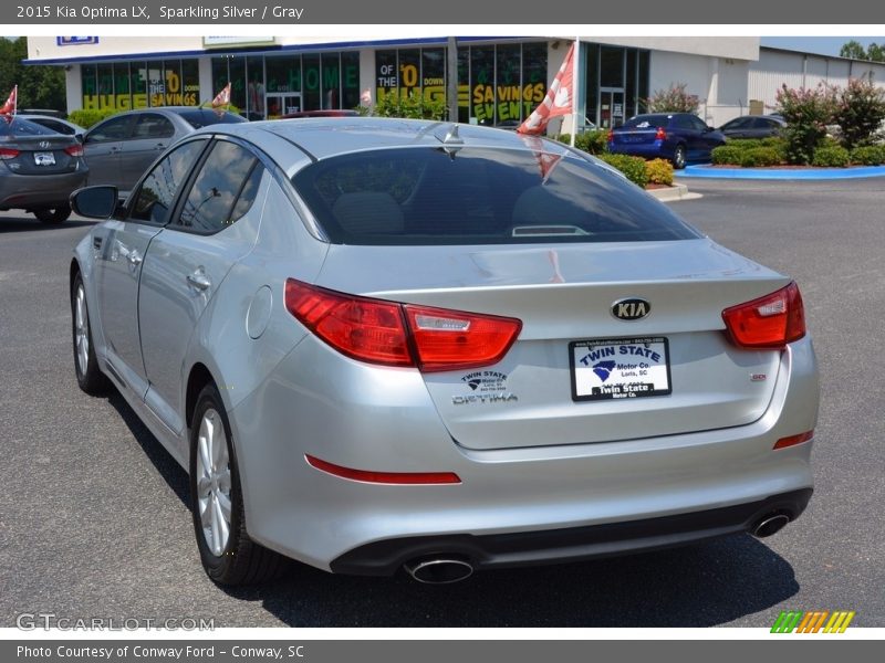 Sparkling Silver / Gray 2015 Kia Optima LX