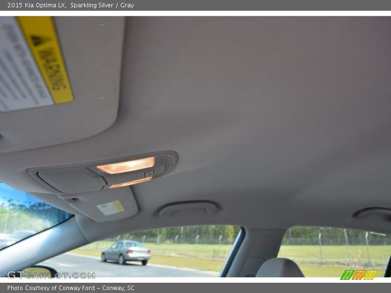 Sparkling Silver / Gray 2015 Kia Optima LX