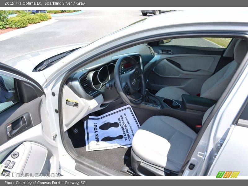 Sparkling Silver / Gray 2015 Kia Optima LX
