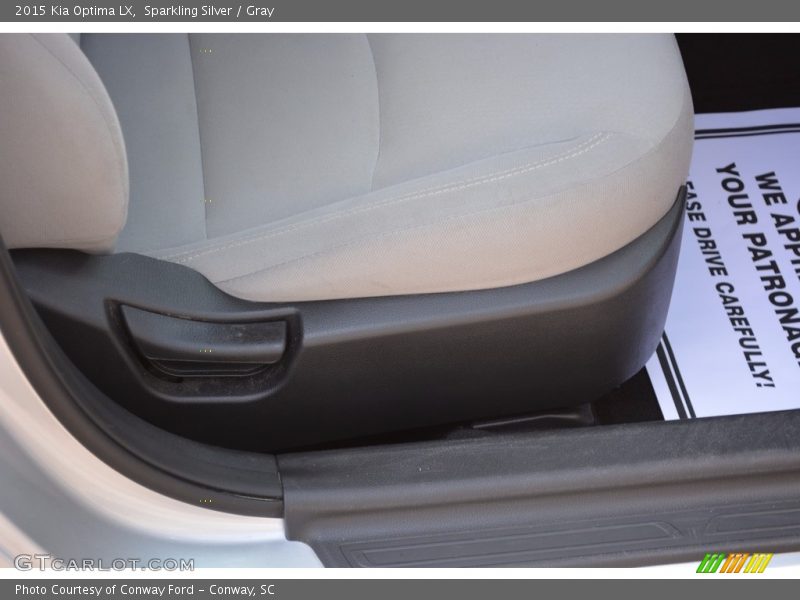 Sparkling Silver / Gray 2015 Kia Optima LX