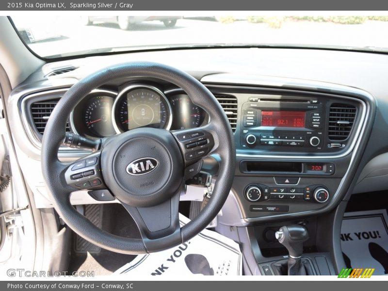 Sparkling Silver / Gray 2015 Kia Optima LX